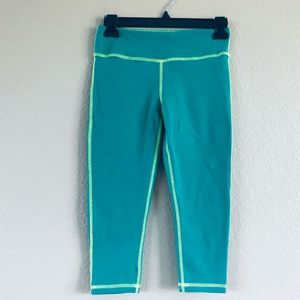 Albion Athletic Active Capri Teal Green Leggings XS